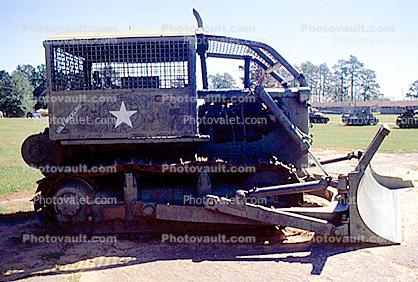 bulldozer, ww II, world war two, tracked vehicle, Camp Shelby, Mississippi