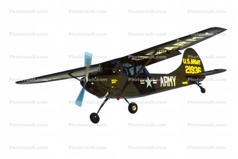 Cessna L-19 photo-object, Royal Navy, cut-out