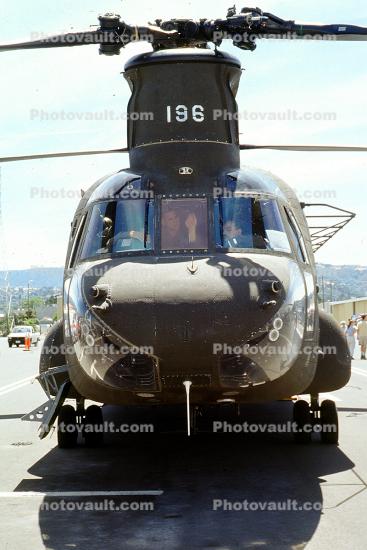 196, Boeing-Vertol CH-47 head-on