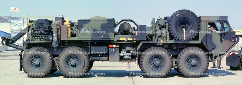 M-977 HEMT Tactical Truck, Heavy Expanded Mobility Tactical Truck, Panorama