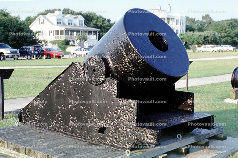 13 inch seacoast mortar, Artillery, Cannon, Morris Island, Civil War, coastal defense, coast