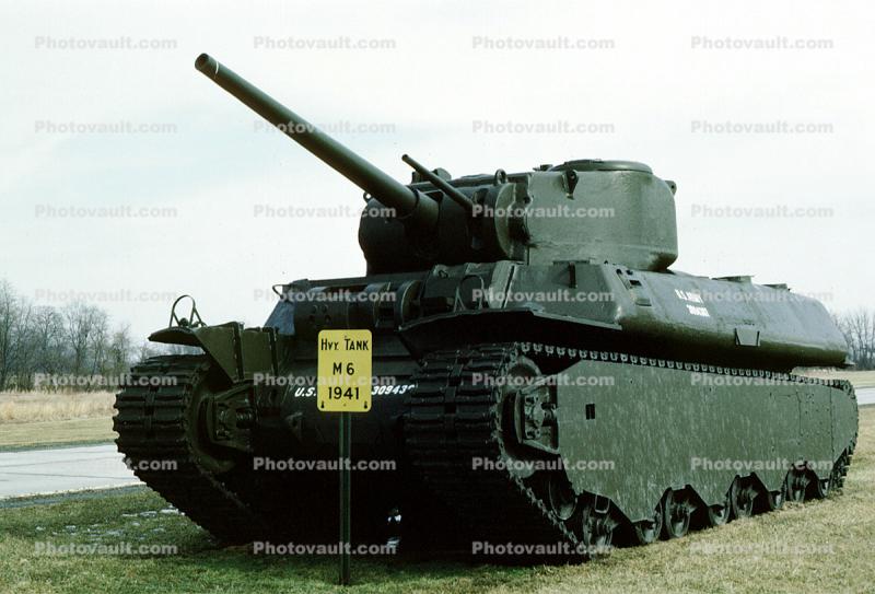 M6, Heavy Tank, United States Army Ordnance Museum, Aberdeen, Maryland.