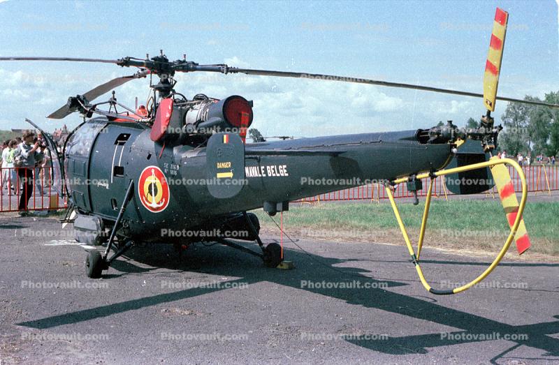 Navale Belge, Helicopter, VTOL, Aerospatiale Alouette III