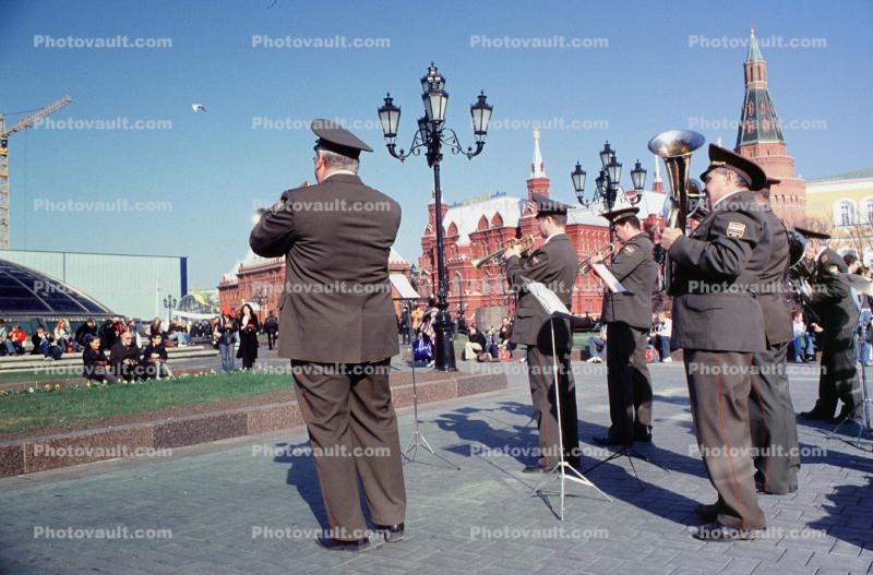 Marching Band, Tuba, Red Square, Moscow
