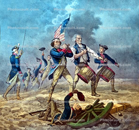 Fife And Drum Corps Patriots Revolutionary War American Revolution History Historical Battlefield Continental Army War Of Independence Images Photography Stock Pictures Archives Fine Art Prints