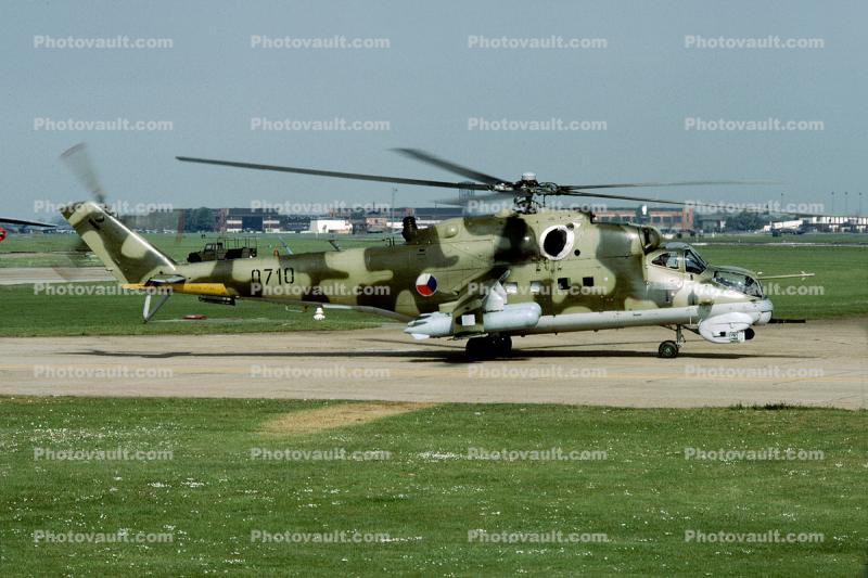 0717, Mi-24V Hind, Czech Air Force, inept Russian Attack Helicopter