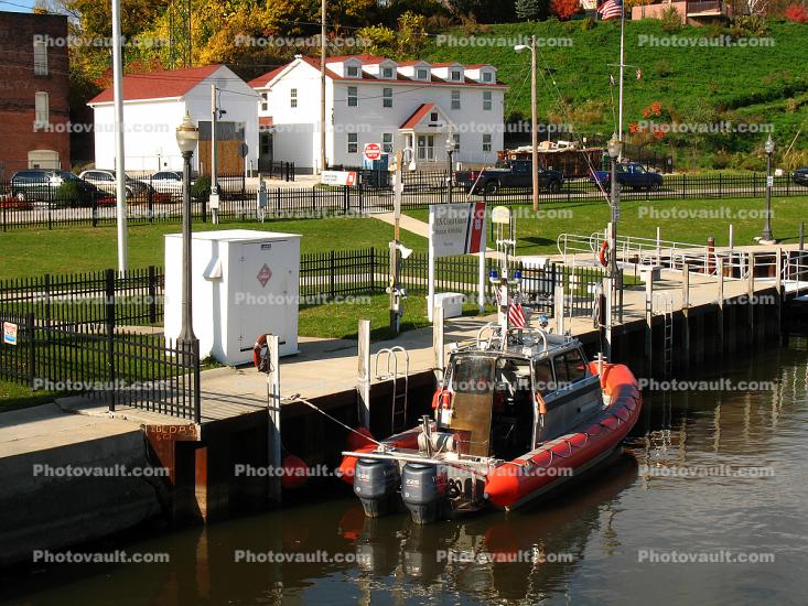 Dock, Coast Guard Station, Great Lakes, Station Ashtabula, Lake Erie, Ohio, USCG