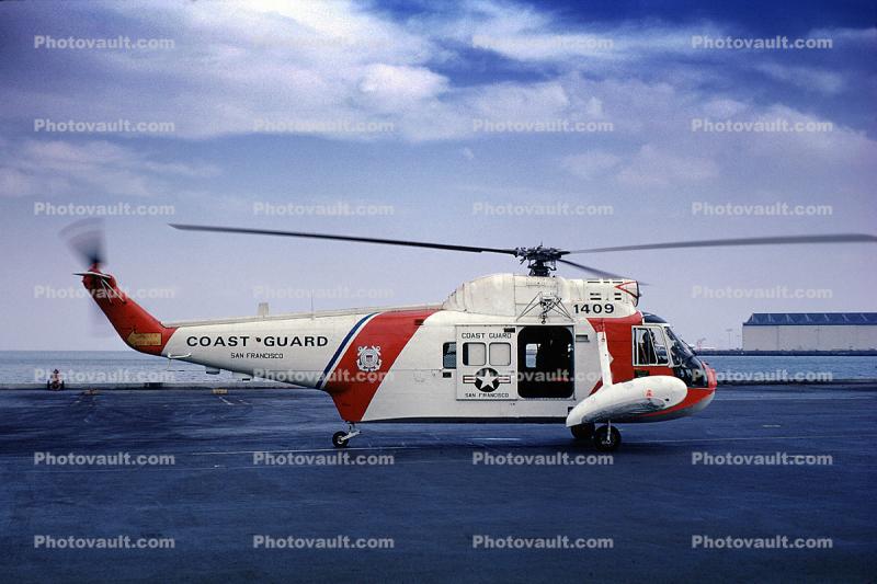 1409, HH-52A, 1972, USCG, 1970s