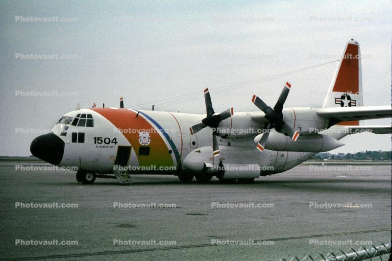 1504, Elizabeth City, USCG, Lockheed HC-130H-LM Hercules, (L-82)