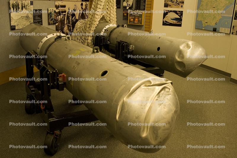 Atom Bomb, The B28RI nuclear bomb, recovered from 869 meters (2850 feet) of water, cold war