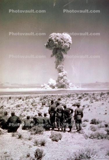Atom Bomb, Nevada Test Site, Explosion, Mushroom Cloud, cold war, detonation