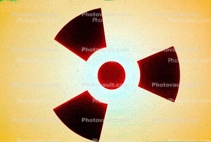 danger radiation symbol, logo
