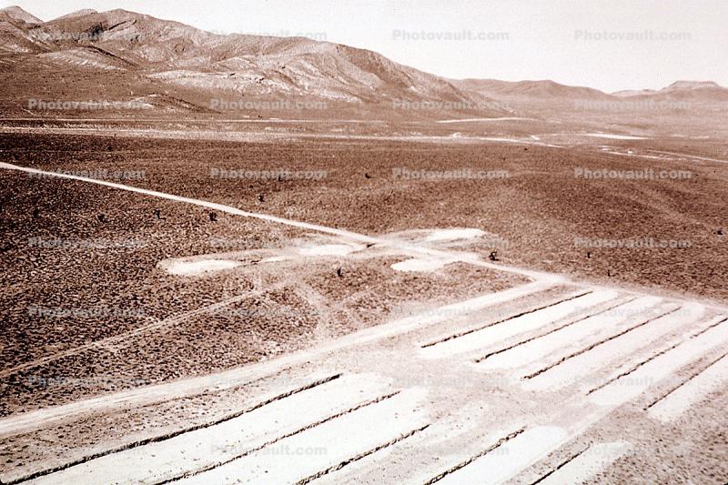 Nuclear Bomb Desert Test Site, Nevada, cold war