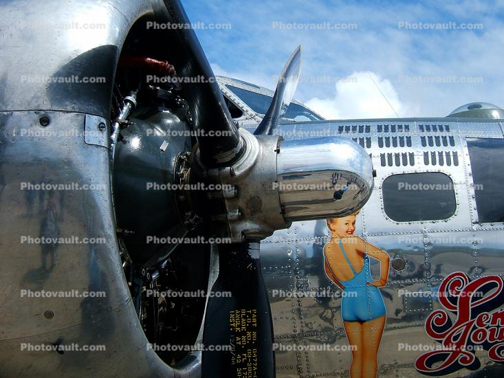 B-17 Flyingfortress Propeller, spinner, blades