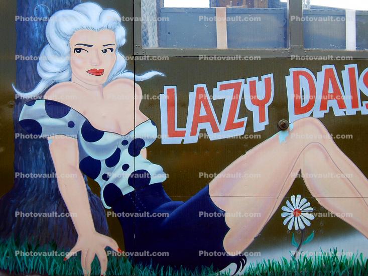 Lazy Daisymae, Nose Art, Castle Air Force Base