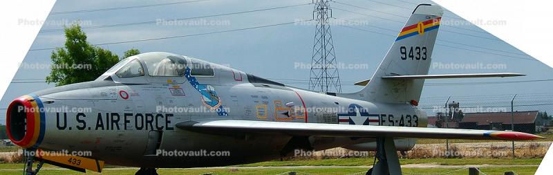 51-9433, Republic Aviation F-84F Thunderstreak, 9433, FS-433