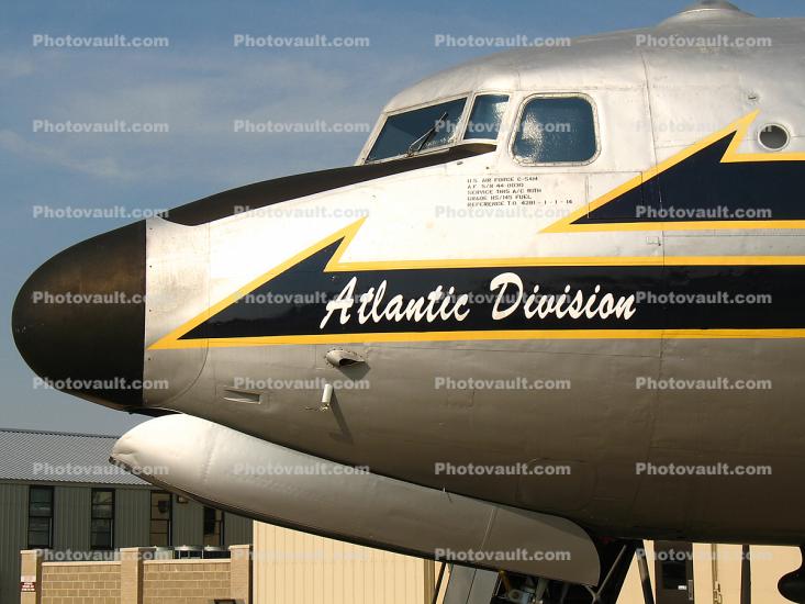44-9030, ATC, C-54M Skymaster, hangar, Dover Air Force Base, Delaware