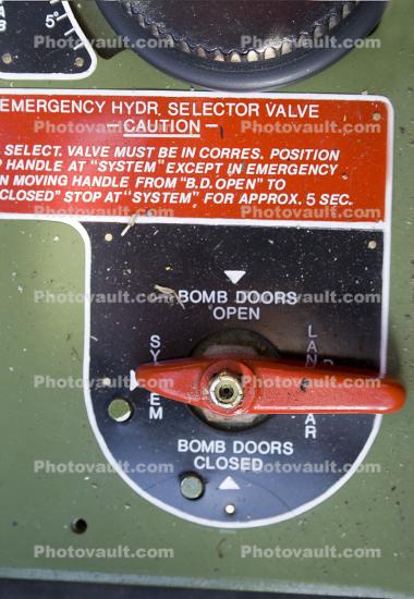 Bomb Bay Doors, Cockpit, A-26 Invader, #41-39303, Pacific Coast Air Museum, Santa Rosa, California