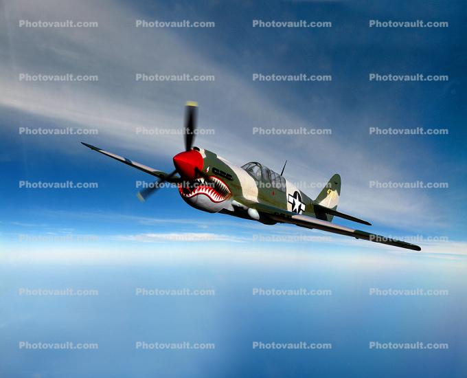 Curtiss P-48, flight, flying, airborne, milestone of flight