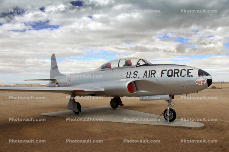 51-4533, Lockheed T-33, Palmdale, California, 1-4533