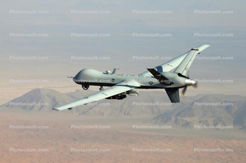 MQ-9 Reaper unmanned aerial vehicle, UAV, Drone