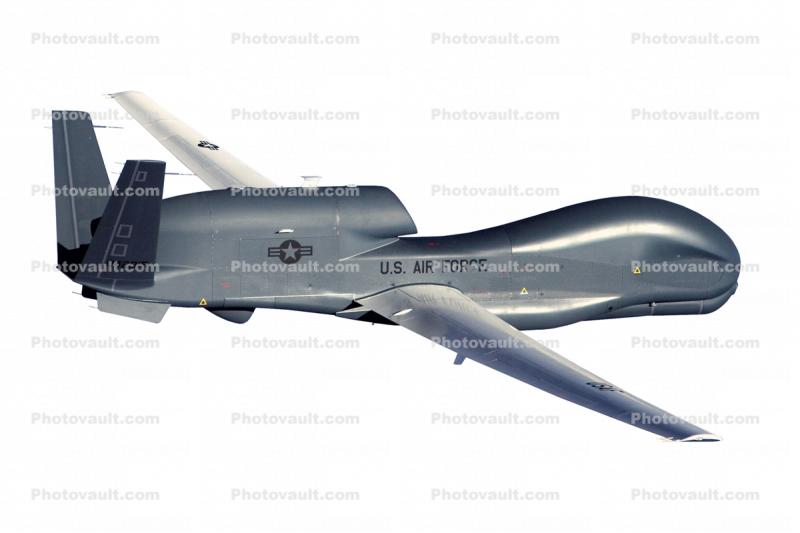UAV Drone, RQ-4 Global Hawk, unmanned aircraft, airplane, aviation, jet