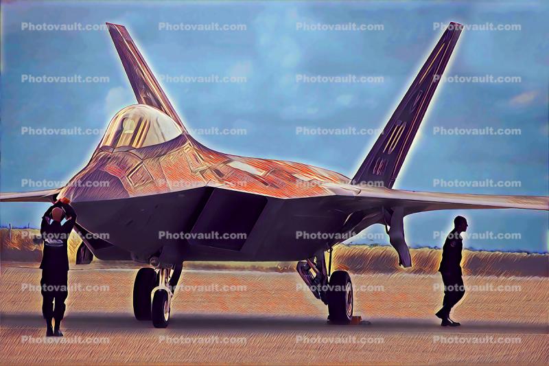 Lockheed F-22 Raptor Paintography, Abstract
