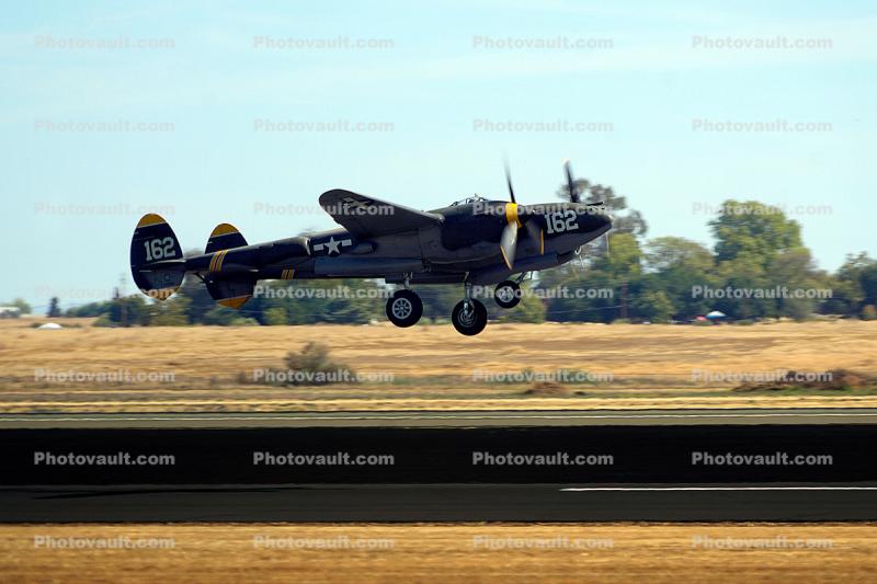 P-38 taking-off