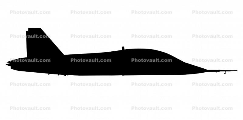 Boeing/Saab T-X advanced jet trainer silhouette drawing, outline, shape