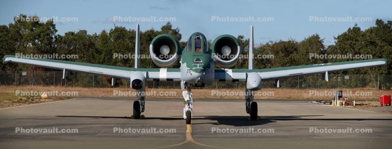 A-10 Warthog head-on, front view