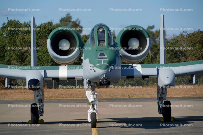 A-10 Warthog head-on, front view