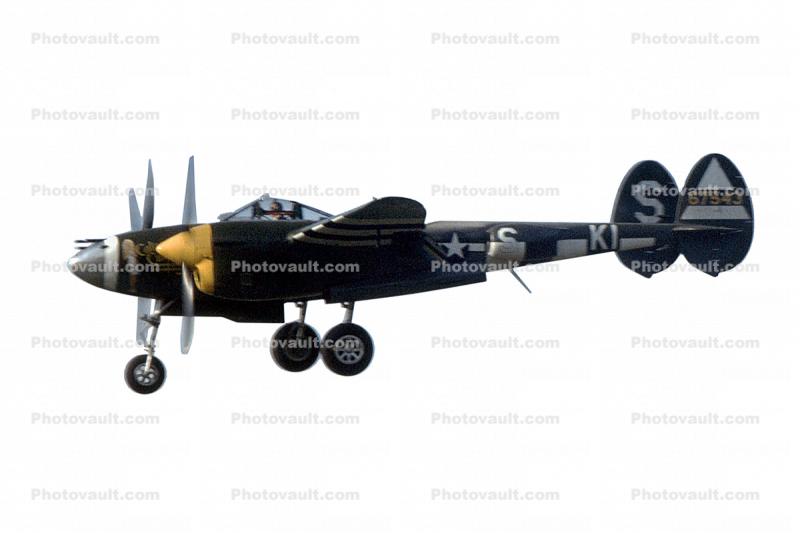 Lockheed P-38 cutout, cut-out, photo object