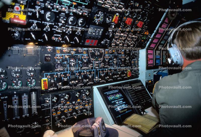 Flight Engineers Control Panel, Lockheed C-5 Galaxy, Abbotsford Airport