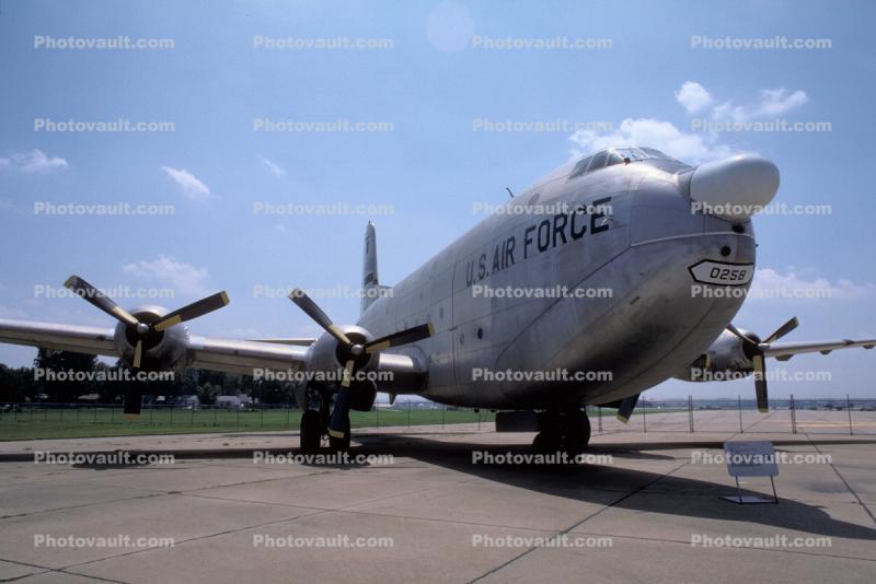 Douglas C-124A, 0258, USAF, R-4360, Offutt Air Force Base, Nebraska