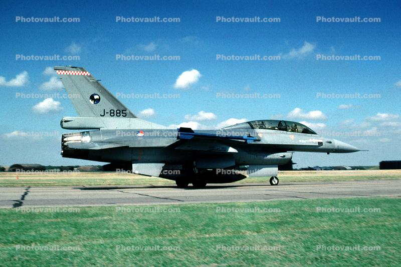 J-885, RNlAF, F-16BM, Royal Netherlands Air Force