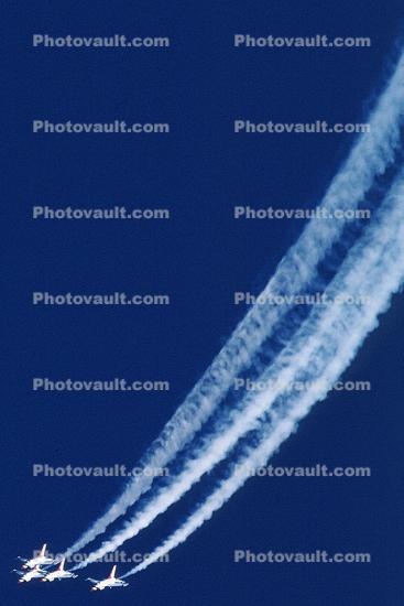 USAF Thunderbirds, Moffett Field, Smoke Trails