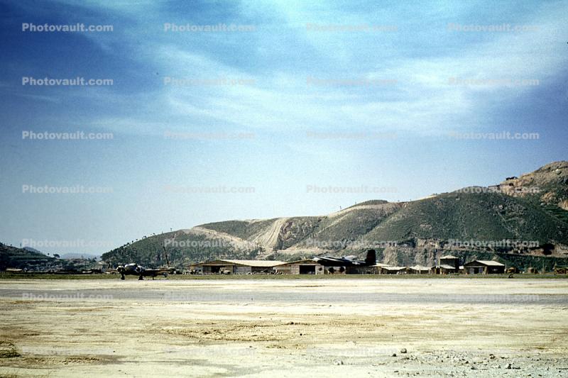 A-26 Invader landing, Korean War, Pusan, South Korea