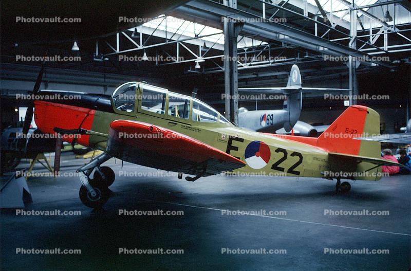 E-22, Fokker S-11 Instructor, single engine, two seater propeller aircraft