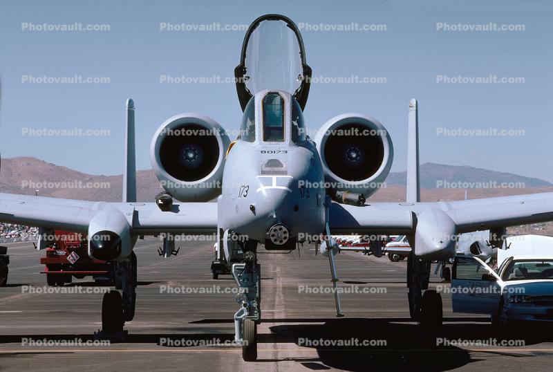 80173, A-10 Thunderbolt Warthog, Chin Gun, Cannon, 355th Fighter Wing