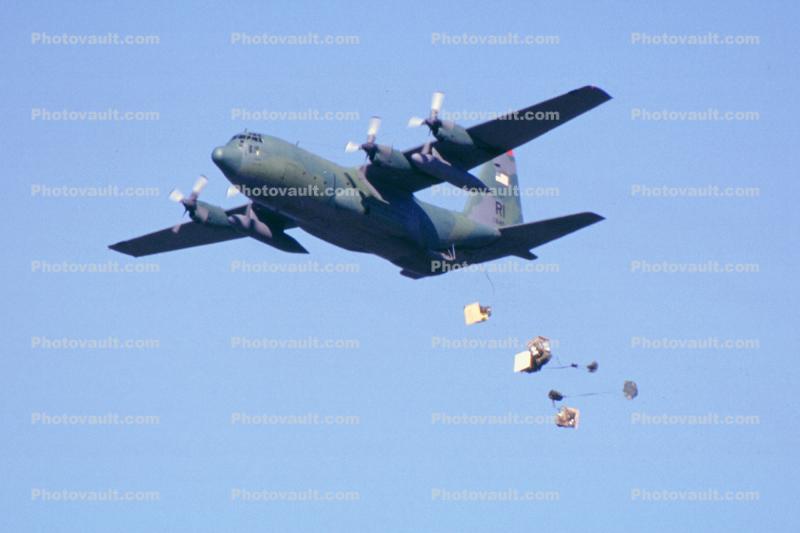 Parachute Drop, Supplies, Rhode Island ANG