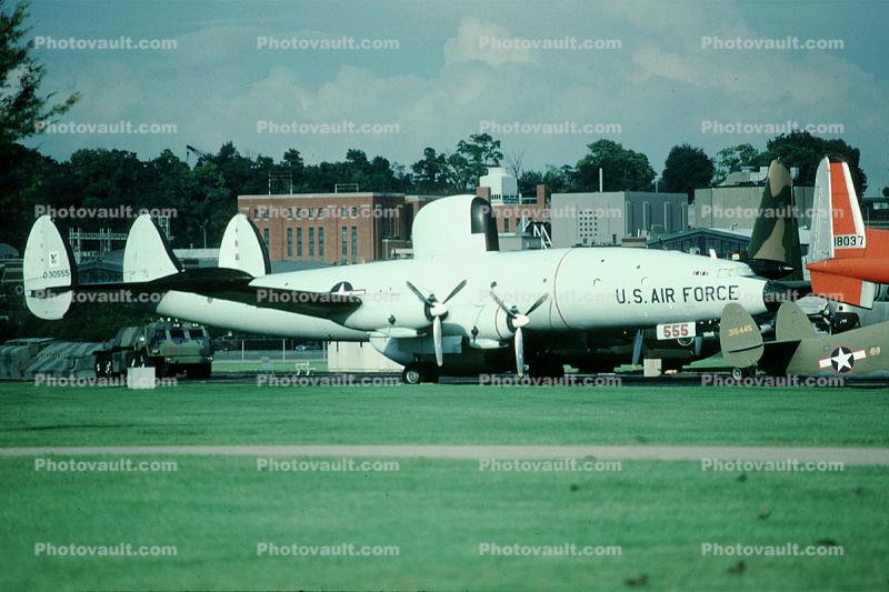 0-30555, 555, Lockheed EC-121D Warning Star, Early Warning Aircraft, United States Air Force Museum, Dayton Ohio