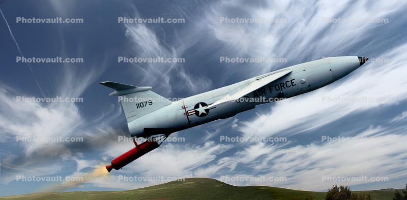 11079, Martin TM-61A Matador, UAV, pilotless bomber, surface-to-surface tactical missile, B-61, milestone of flight