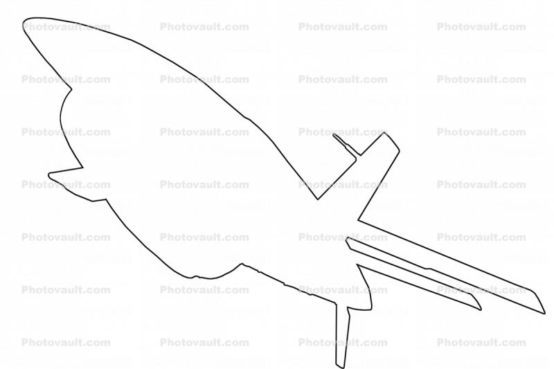 Ryan BQM-34 Firebee, Target Drone Missile, UAV, drone outline, shape, logo, outline