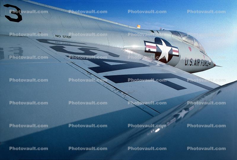 USAF Lockheed F-104B Starfighter, Wing, Rondel, Needle Nose