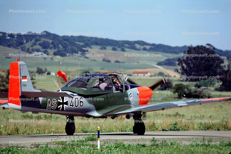 AS+406, Piaggio FWP 149D, (P149D), Utility Liaison, Trainer, German Air Force, Luftwaffe