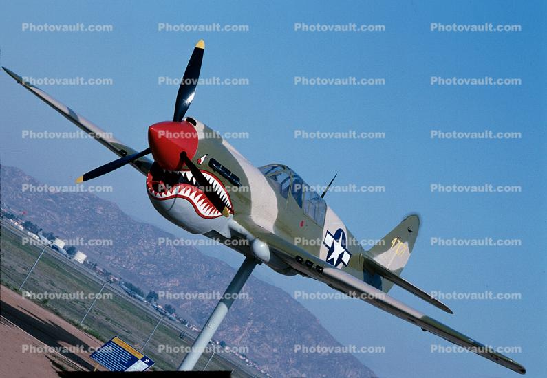 Curtiss P-40 Warhawk, March Air Force Base, Sunny Mead, California