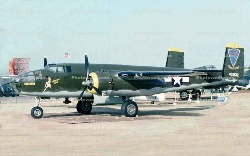 North American B-25 Mitchell, March Air Force Base, Sunny Mead, California