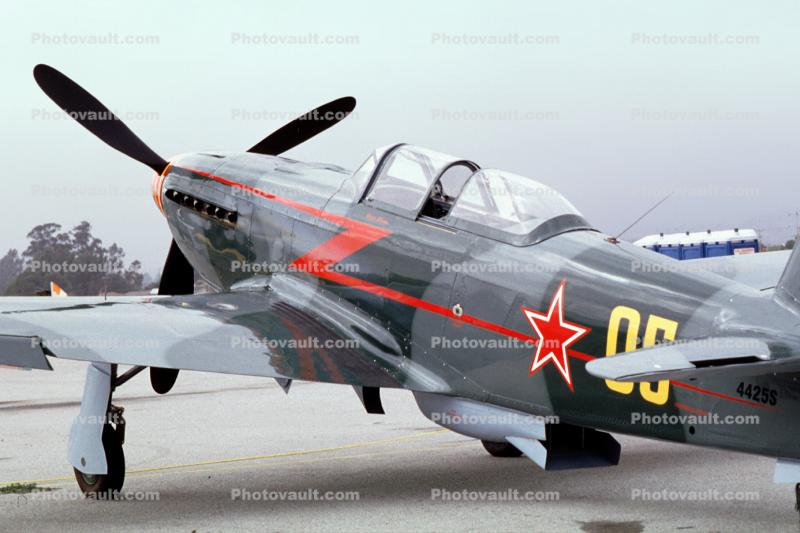 Yakovlev Yak-9, single-engine fighter aircraft, WWII Warbird