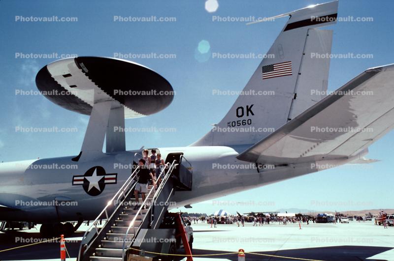 E-3 B/C Sentry, E-3 Airborne Warning and Control System, AWACS, Travis Air Force Base, California