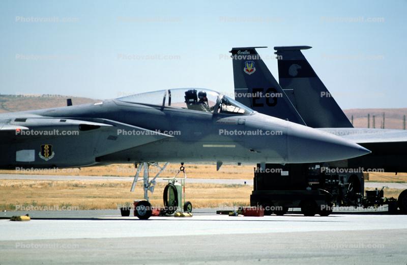 F-15 Eagle, Travis Air Force Base, California, McDonnell Douglas, nose